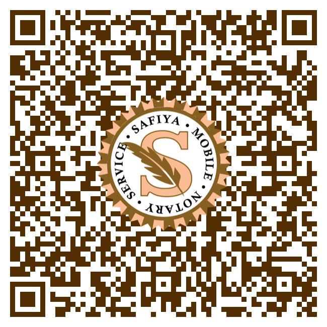 Safiya Notary QR Code